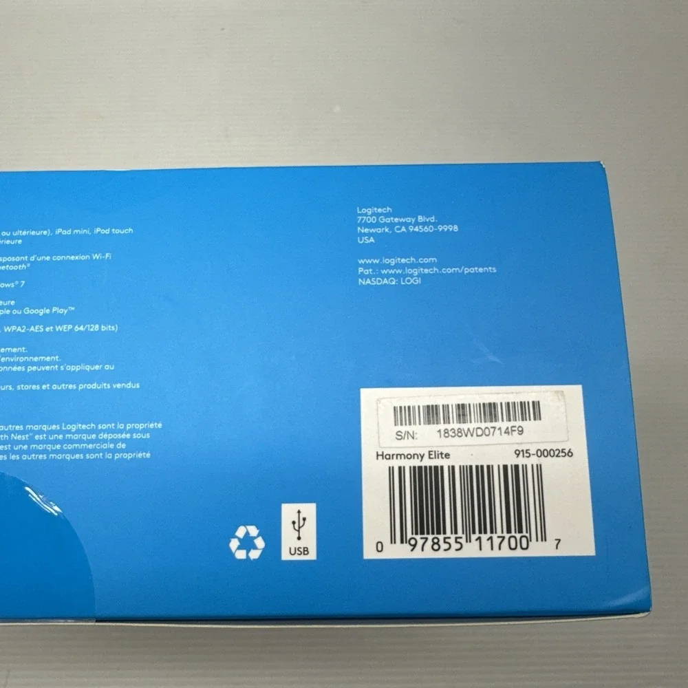 Logitech Harmony Elite Universal Remote (Hub O-R0004, N-R0010)